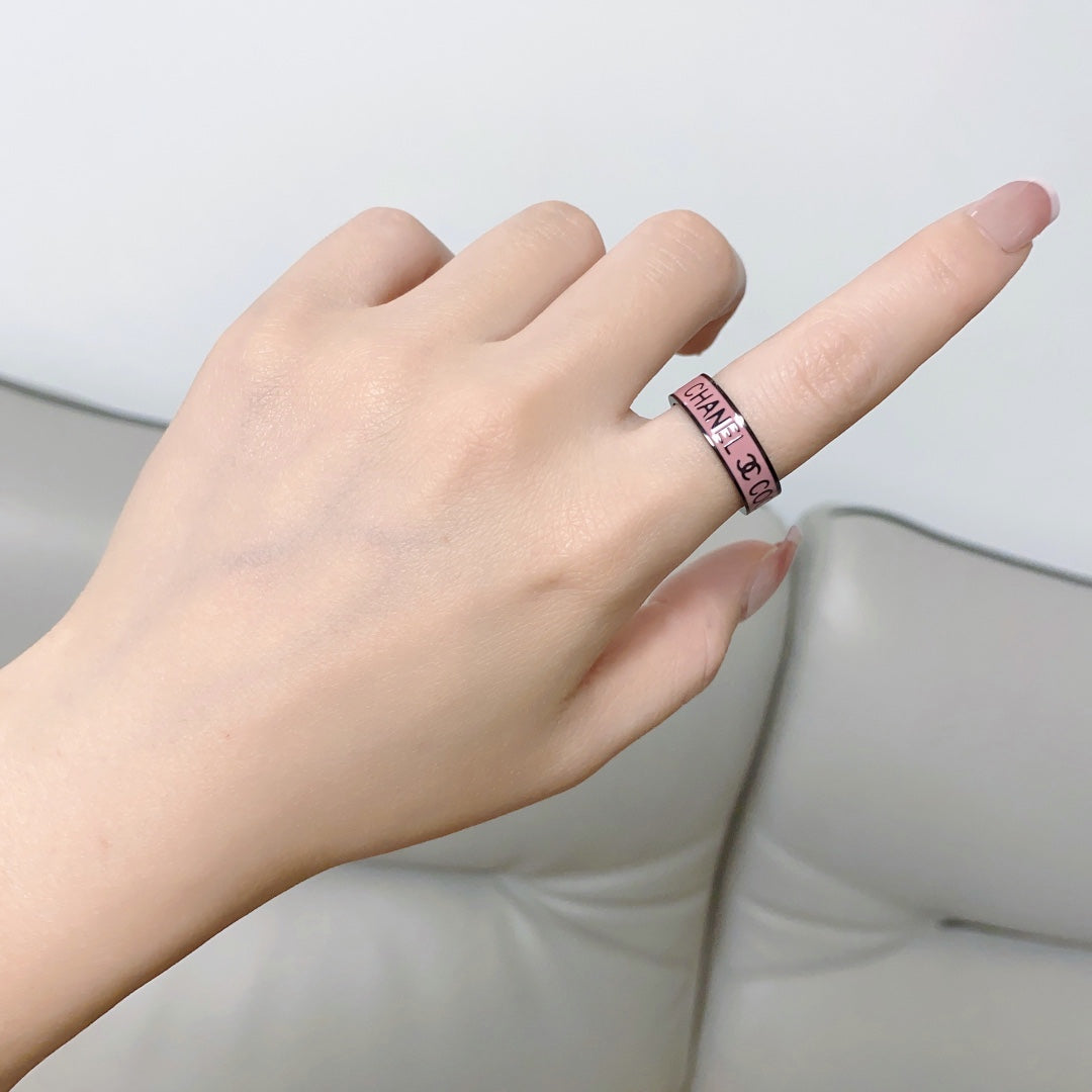 18K Chanel Coco Pink Ring