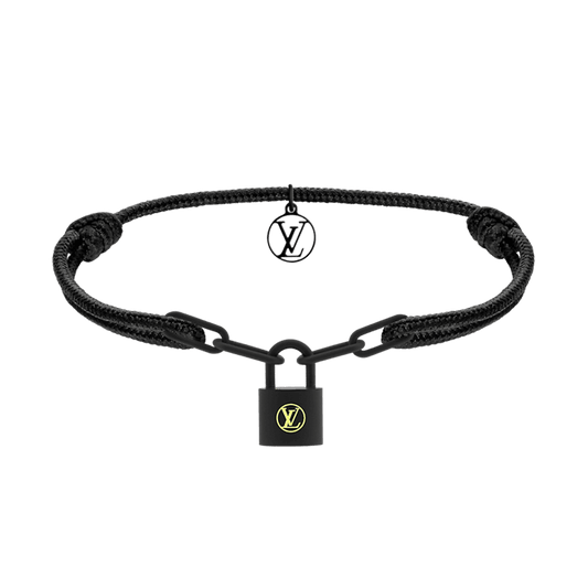 Louis Silver Lockit Titanium Bracelet