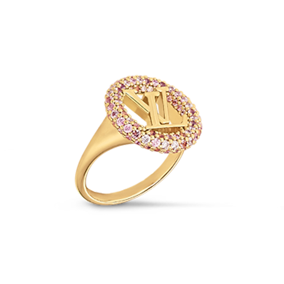 18K Louis Vuitton Louise Tresor Rings