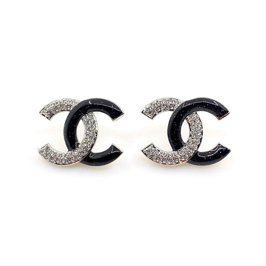 18K  Chanel Black Diamonds Earrings